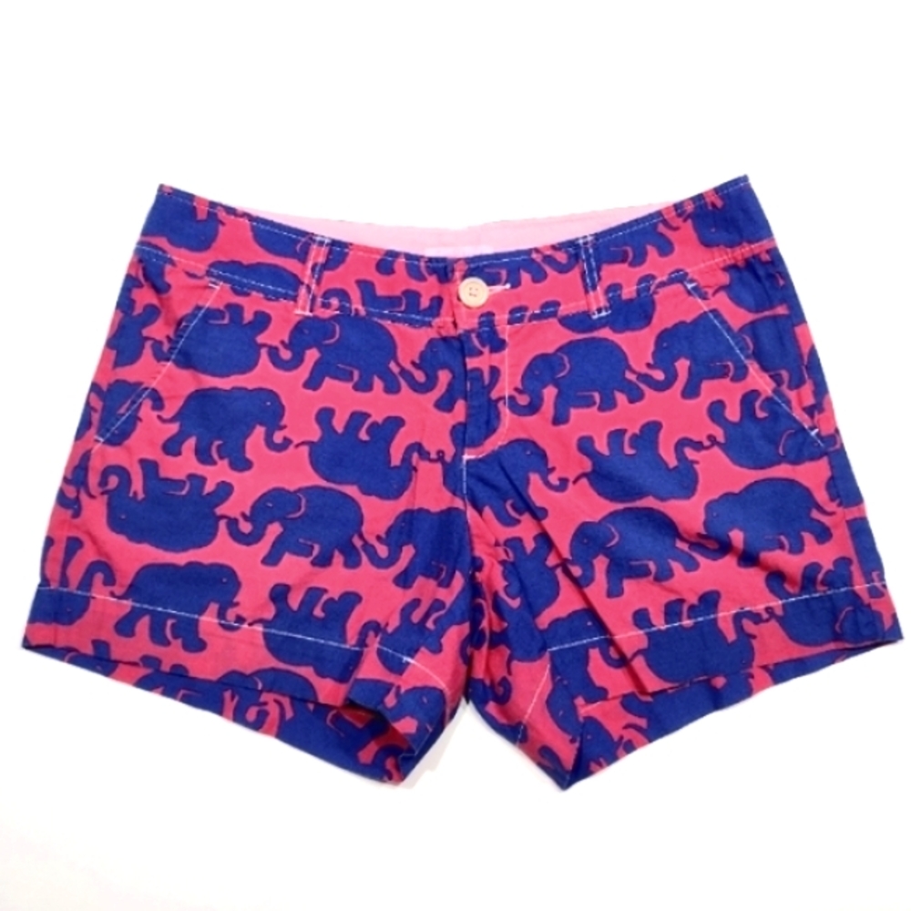 Lilly Pulitzer RARE PRINT Tusk In Sun in Kissy Pink Callahan Shorts